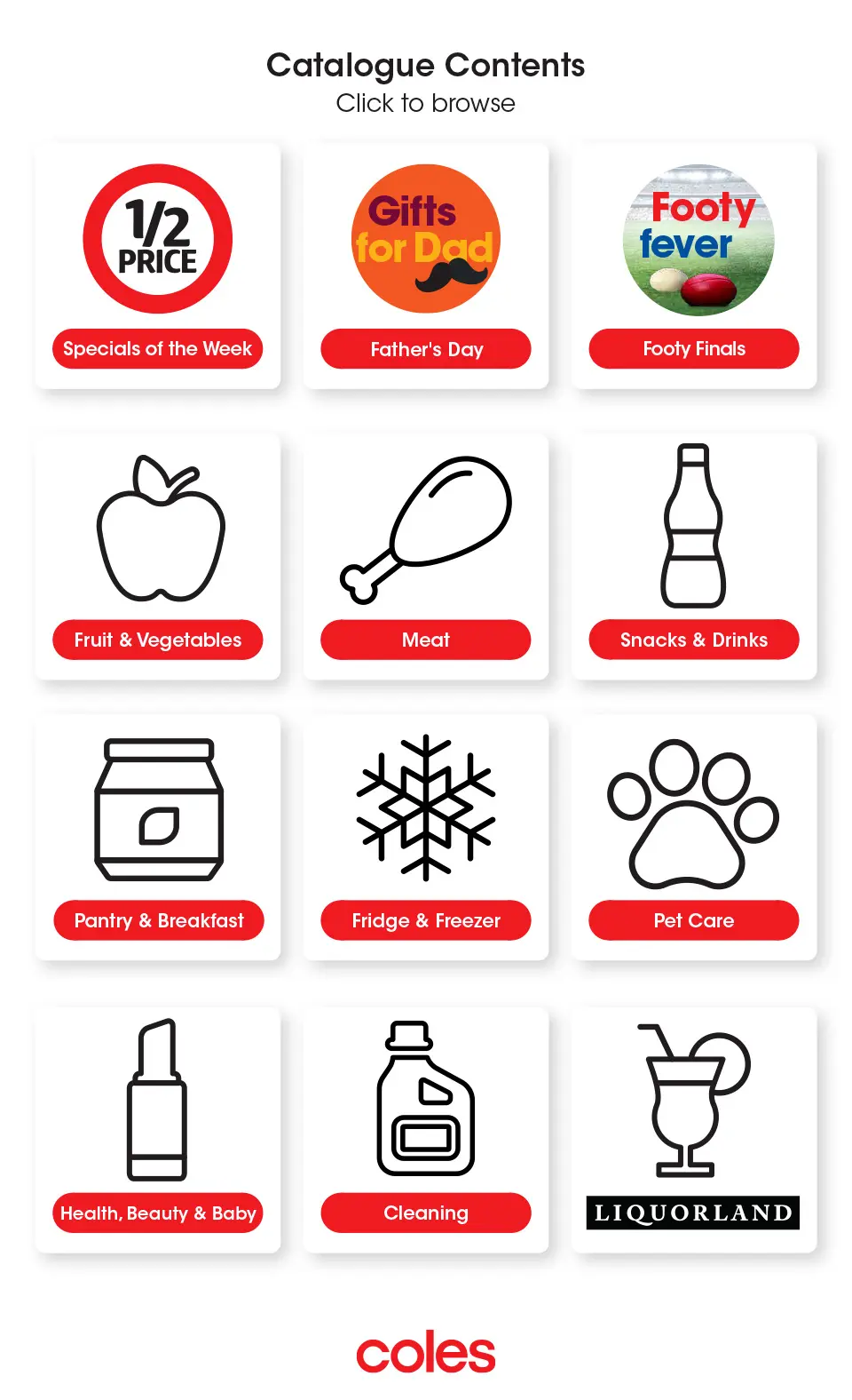 Coles Coles Catalogue — New South Wales & ACT — page 1