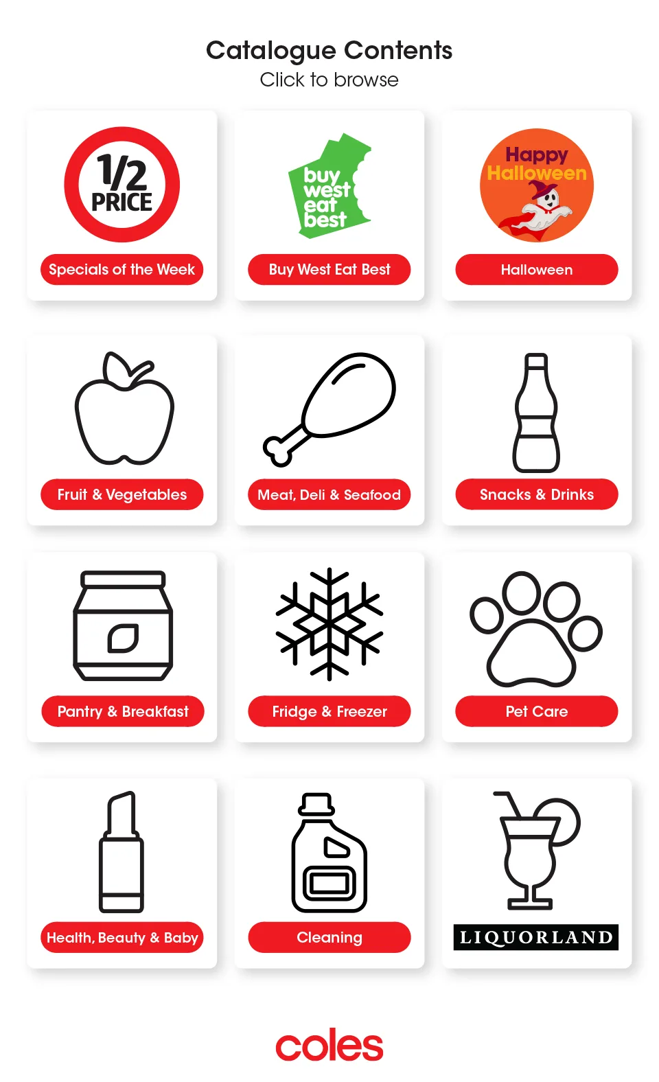 Coles Coles Catalogue — Western Australia