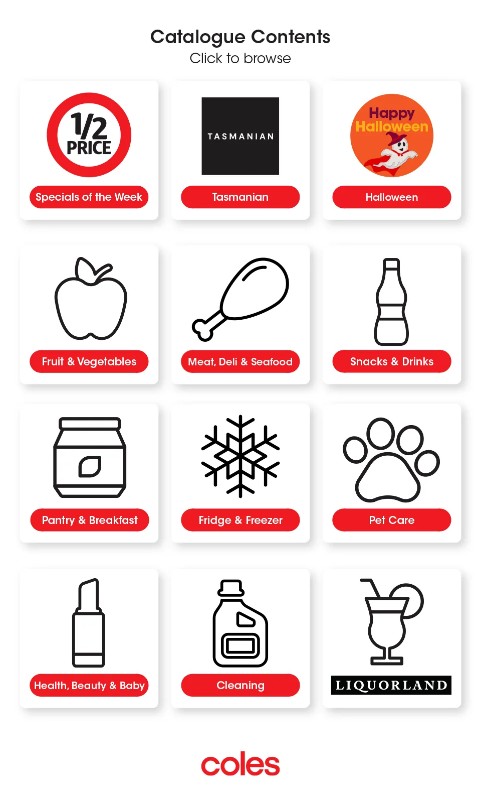 Coles Coles Catalogue — Tasmania