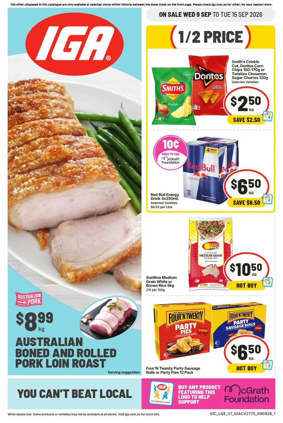 IGA IGA Catalogue — Victoria — page 1