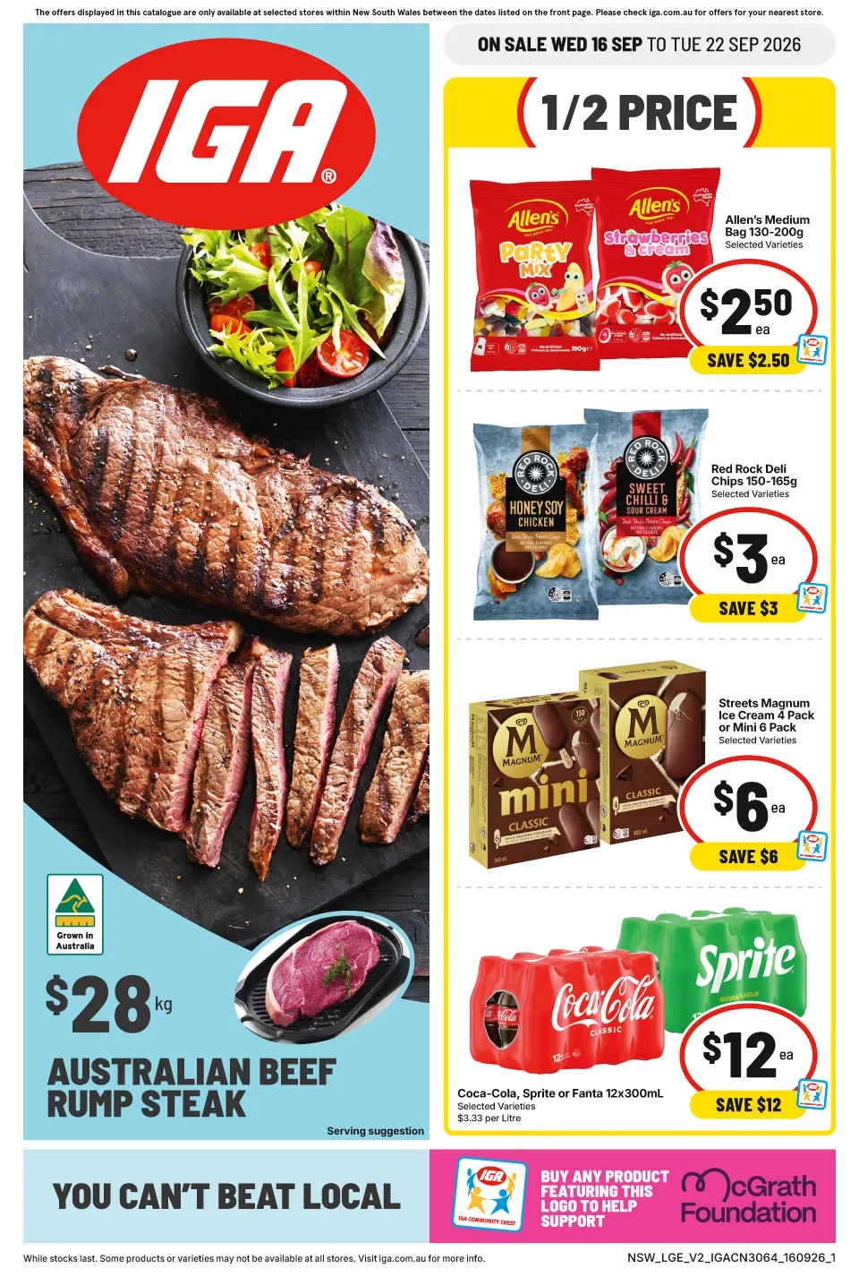 IGA IGA Catalogue — New South Wales & ACT