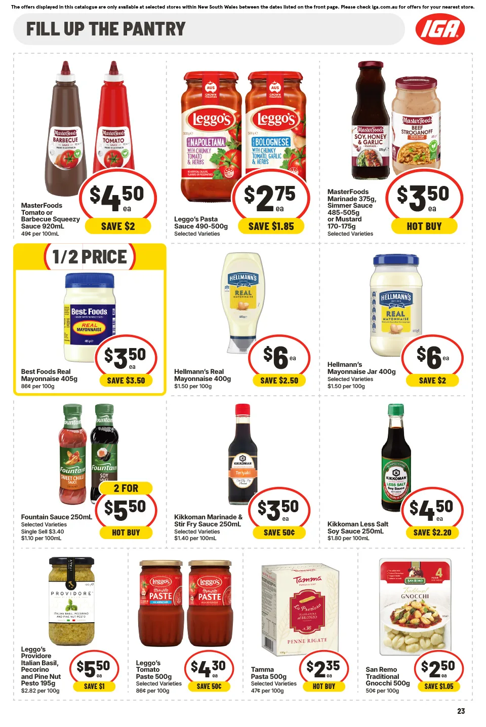 IGA IGA Catalogue — New South Wales & ACT — page 28