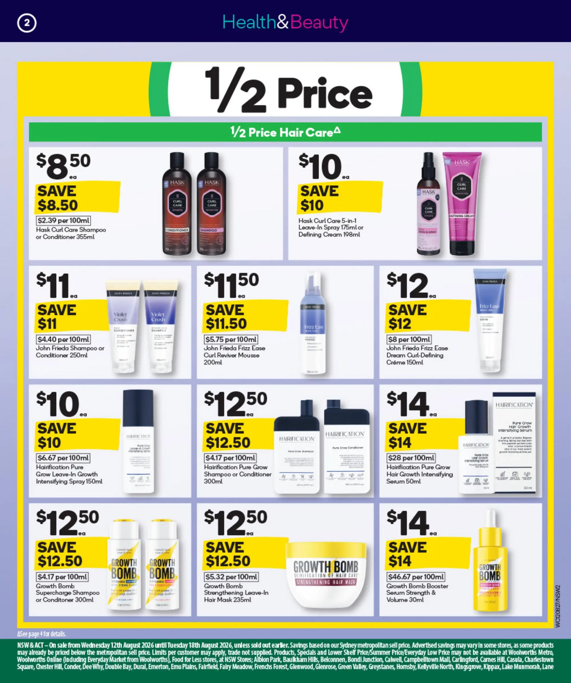 Woolworths Winter Health & Beauty Catalogue NSW — page 3