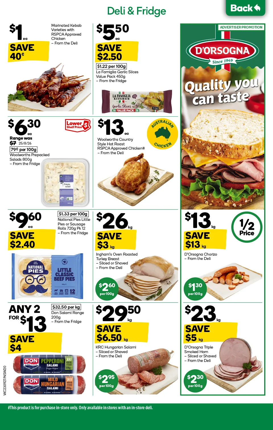 Woolworths Woolworths Catalogue — New South Wales & ACT — page 22