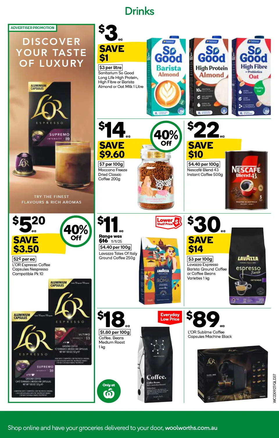 Woolworths Woolworths Catalogue — Far North Queensland — page 39