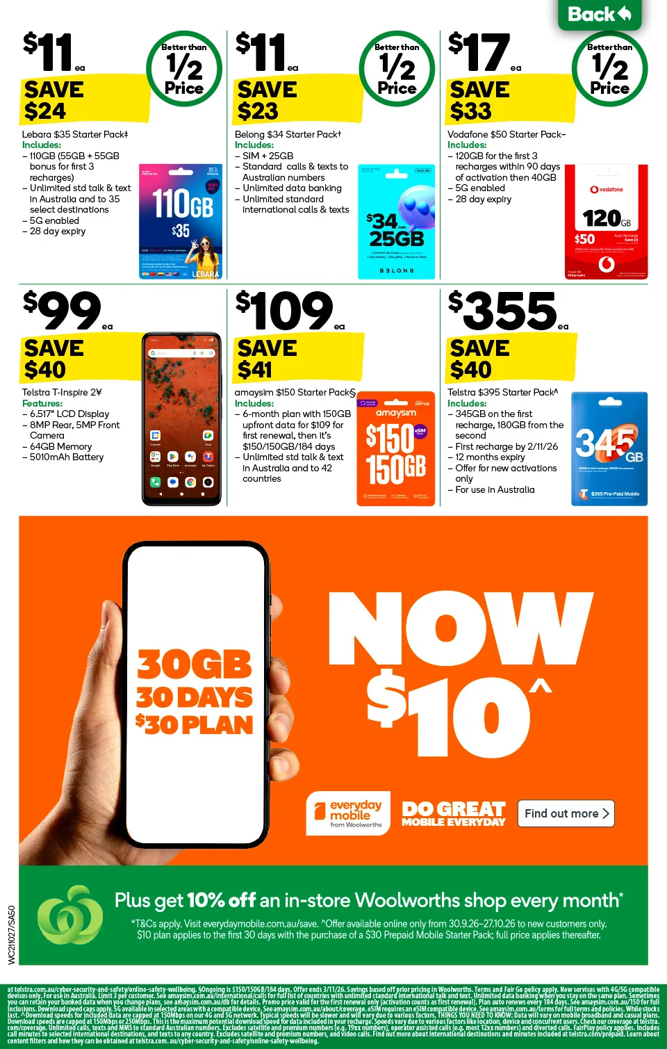 Woolworths Woolworths Catalogue — Mildura (VIC) — page 50